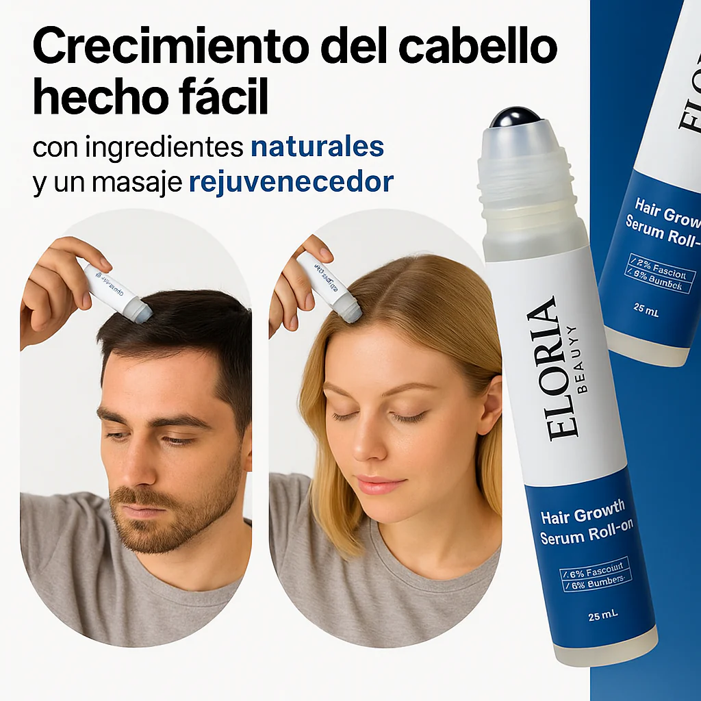 Sérum Roll-On para el Crecimiento del Cabello - Image 3