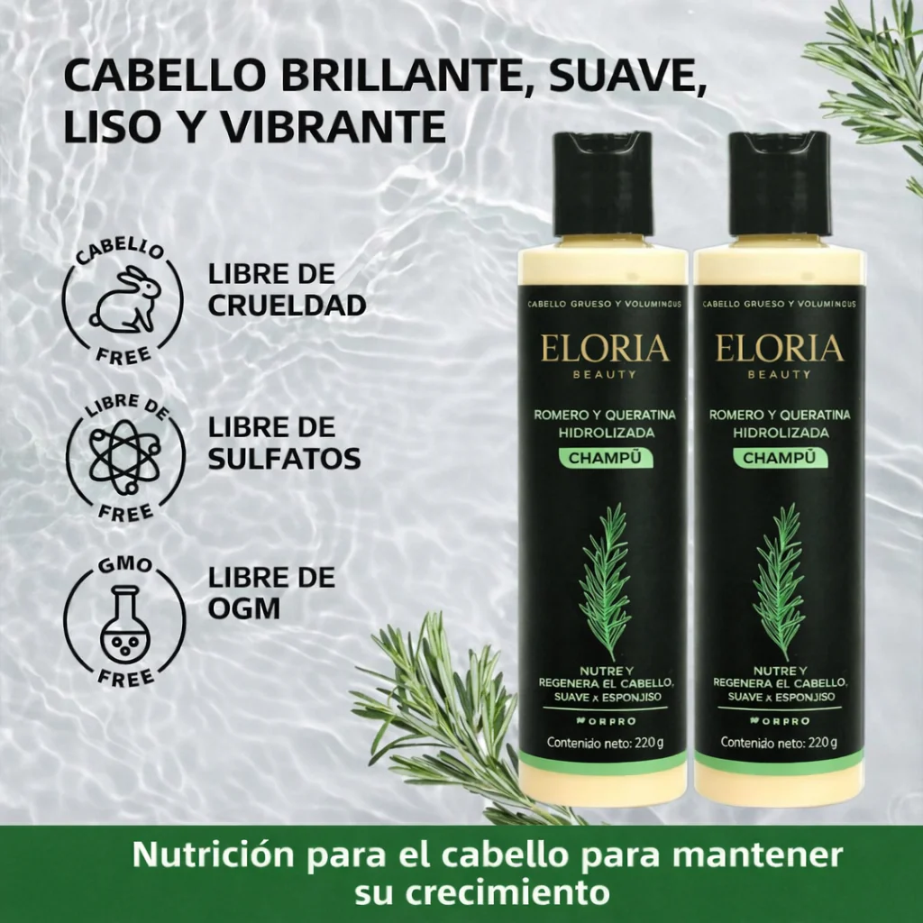 Champú orgánico de romero para el crecimiento del cabello - Image 4