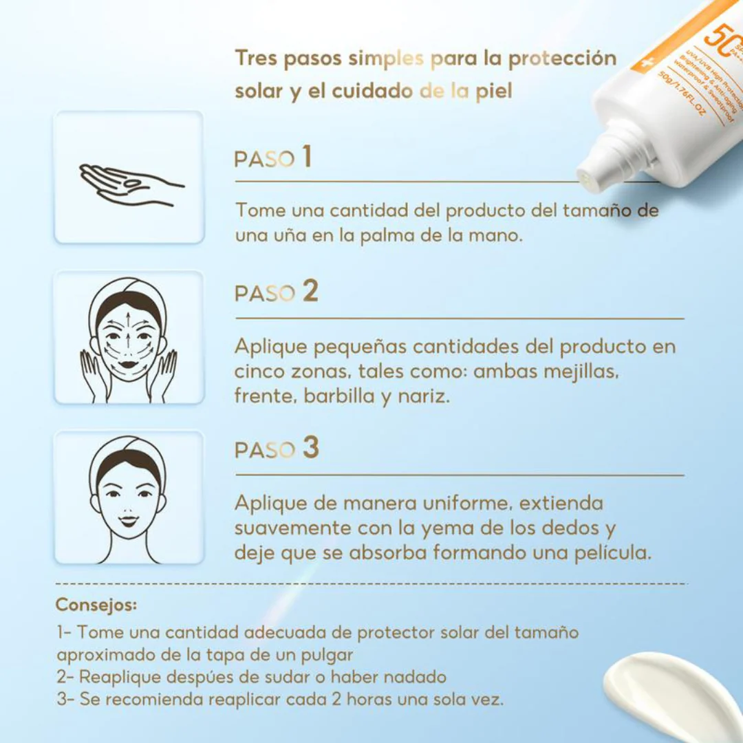 Protector Solar facial Con Niacinamida Protección - Image 3